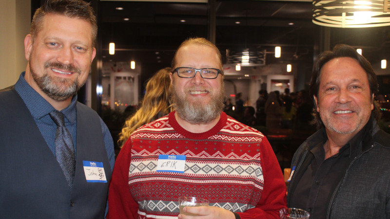 Caught Schmoozing at ‘Any Startups Holiday Party’