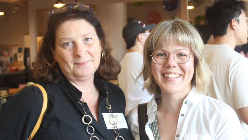 Caught Schmoozing at Venture Cafe – ‘Funding the Mission’