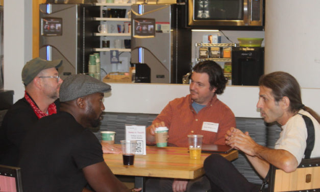 Caught Schmoozing at Venture Cafe – ‘Funding the Mission’